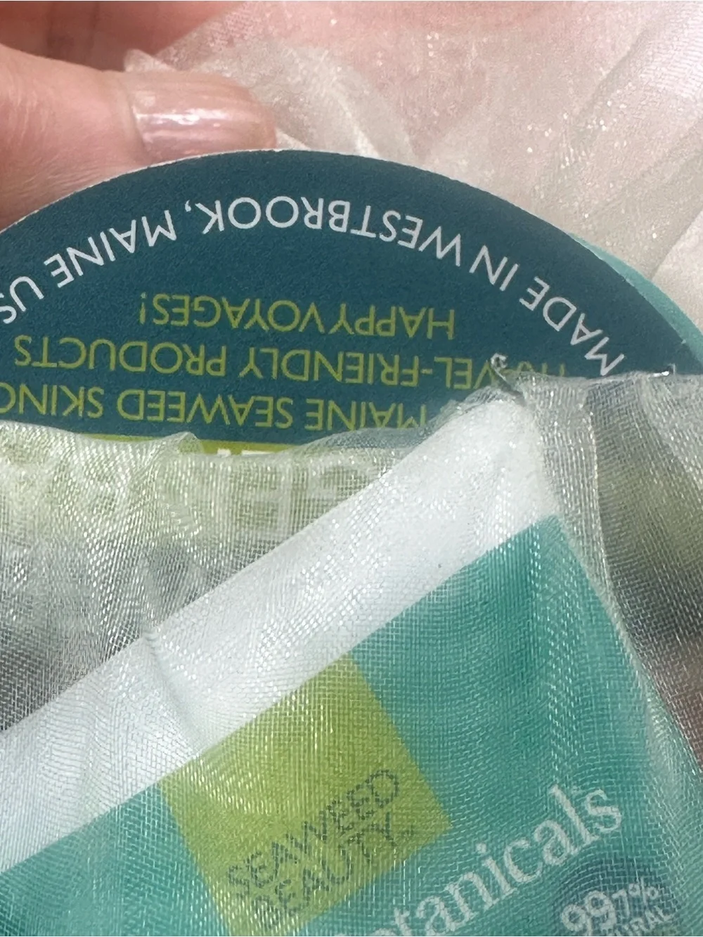 NWT Plant Botanicals Seaweed Lemon Blossom Hand Cream, Body Scrub & Soap Set